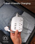 Mifaso 5Ft Cruise Ship Essentials - Power Strip with USB Ports, Flat Extension Cord with Multiple Outlets, USB Charging
