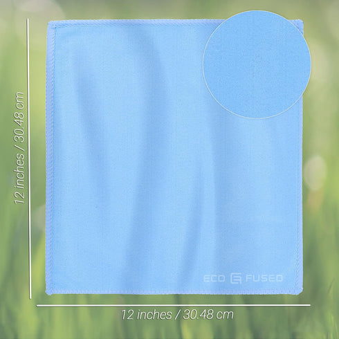 5 Pack 12 12 Eco-Fused Oversized Microfiber Cleaning Cloths XL - - x - Double-Sided - Microfiber & Suede