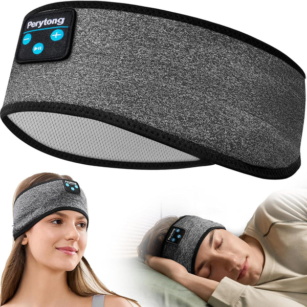 Sleep Headphones Headband for Side Sleepers - Comfortable Music Headphones with Ultra-Thin HD Stereo Speaker for Running