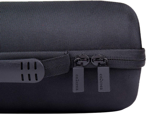 co2CREA Hard Travel Case for JBL Charge 4 / JBL Charge 5 Waterproof Bluetooth Speaker (Outside Black and Inside Blue)