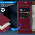 ZZXX Samsung Galaxy Note 20 Ultra Wallet Case with RFID Blocking, Leather Flip Fold Protective Case, Wine Red