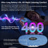 Mhaohuofu 16 Under Pillow Speaker for Sleeping, Dual Bone Conduction Bluetooth Pillow Speaker with LED Display, Two