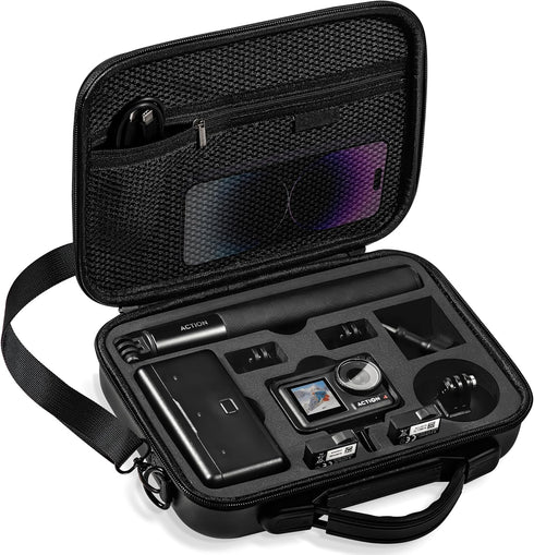 Tomat Action 4 Carrying Case - Hard Shell Travel Case for DJI Osmo Action 4 Camera Accessories