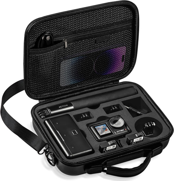 Tomat Action 4 Carrying Case - Hard Shell Travel Case for DJI Osmo Action 4 Camera Accessories
