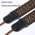 Padwa Lifestyle Mystic Grey Embroidered Camera Strap, Double Layer Cowhide Ends, Adjustable Vintage Neck Strap