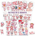 50 PCS Pig Stickers Waterproof Decal Vinyl Cute Animal Kawaii Cartoon Pink Piggy Sticker Decoration Water Bottles Tablets Scrapbook Skateboard Phone Case for Kids by BIGZORO