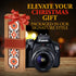 Art Tribute Orange Flowers Camera Strap, Retro 70's Classic Vintage Floral Pattern, Vegan Leather
