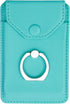Cell Phone RFID Ring Stand Wallet for iPhone Android - Adhesive Credit Card Holder, Green