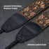 Padwa Lifestyle Camera Strap - 2" Wide Vintage Jacquard Embroidery Flower Camera Straps with Genuine Leather Head,Complimentary 2 Pcs Quick Release Clips for All Cameras and Men & Women Photographers