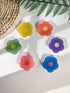 VJQ Cartoon Flowers Phone Grip Stand, Cute Clear Cell Phone Holder,Collapsible Cell Phone Accessory, Phone Charms