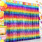 Sparkly Rainbow Foil Fringe Curtain, Metallic Streamers Tinsel Party Backdrop Decorations - 2 Packs