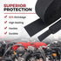 BuyUneed 2:1 (3/8" 16ft) Braided Sleeving Heat Shrinkable Fabric Ratio- Abrasion Protection Flexibility Wiring Harness