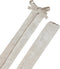 Aspen Creative 15013-21A, 6' Wheat Faux Silk Fabric Cord & Chain Cover, Easy to