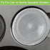 ACROPIX 7 Inch Universal Speaker Grills Mesh for Audio Subwoofer, White - Pack of 4, 183x193x11mm