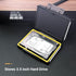 Hard Drive Case for 3.5 inch External HDD, Portable Water-Resistant and Shockproof Storage Bag with Stackable Design