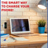Plug-in Magnetic Phone Charger by It’s Just Smart, Universal Wireless Charger for Qi Enabled Phones, MagSafe Compatible