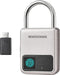 Fingerprint Padlock, Smart Biometric Lock with USB Charging, Suitable for Luggage, Suitcase, Backpack, Gold