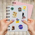Pack of 50 Pcs Science Laboratory Stickers, Physics Chemistry Biology Experiment Vinyl Decals for Students