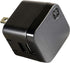 GE Pro Wall Charger, 12-Watt, Rapid Charge, Foldable Plug - Compatible with iPhone 15/Pro,Max/14/13, iPad Air/Pro,