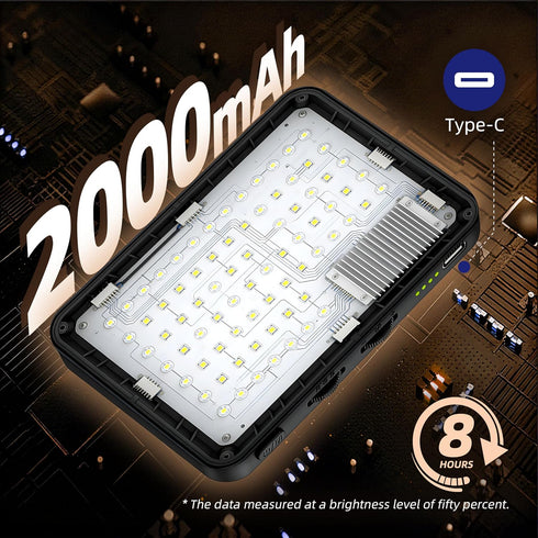 Generic Up,91 Friendly,3 10 2000mAh, TENTEK Selfie Light For Video Conference And Make LED Clip On Light And Eye Modes
