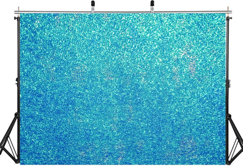 LidyMini 6x4ft Fabric Sparkling Blue Water Backdrop Glistening Ripple Texture Background Minimalist Nature Shooting