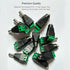 10 Pairs 12V Male+Female DC Power Jack Plug Adapter - 2.1x5.5MM Barrel Connector for CCTV Security Camera