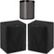 Two Black Heavy Duty 600D Outdoor Sonos Speaker Covers, Protection for Sonos Play:1, One & SL Speakers