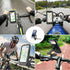 Universal Waterproof Bike Phone HolderUltraThin,360° Rotatable Touch Screen Protector iPhone,Pro Max,XS,Suitable for Smartphones Up to 6.8" Ideal for Cycling,Scooter,Moped,Treadmill Stroller