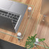 Hemudu 2 Pack Monitor Stand, 3 Adjustable Height Riser, Desktop Organizer for PC, Laptop