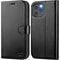 OCASE iPhone 12 Pro Max Wallet Case, Black PU Leather Flip Folio with Card Holders, RFID Blocking, Kickstand