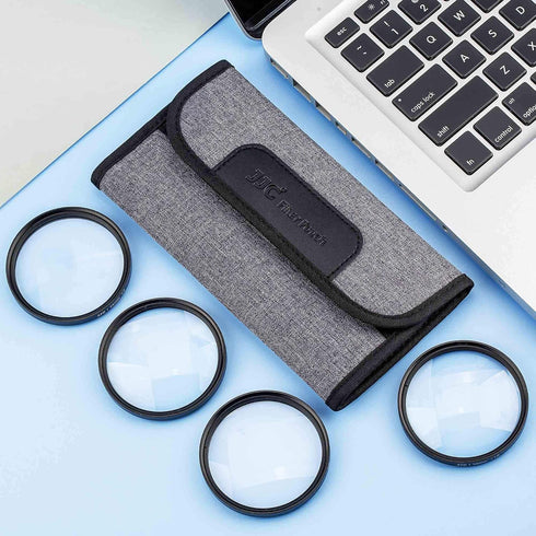 Macro Close-Up Filter 40.5mm (+2 +4 +8 +10) with Lens Filter Pouch for Sony ZV-1 ZV-1F A6700 A6600 A6500