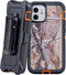 WallSkiN Case for iPhone 12 Mini (5.4"), Heavy Duty Full Body Military Grade Drop Protection Holder