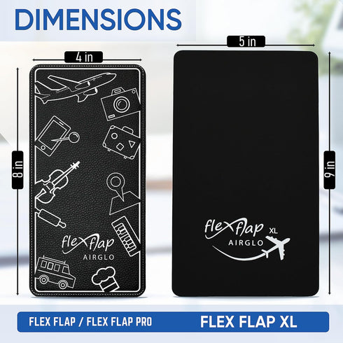 Airplane Travel Essentials, Flex Flap Cell Phone Holder & Tablet Stand for Desk, Bed, Treadmill, In-Flight Accessories