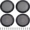OLYCRAFT 4 Set Audio Speaker Cover Mesh, 6.5 Inch Flat Round Speaker Grill Decorative Circle with Screws
