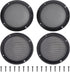 OLYCRAFT 4 Set Audio Speaker Cover Mesh, 6.5 Inch Flat Round Speaker Grill Decorative Circle with Screws