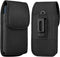 iPhone 15, 15 Pro, 14, 14 Pro, 13, 13 Pro, 12, 12 Pro, 11, XR, XS, 10 Holster with Belt Clip - Fits Phones with Cases.
