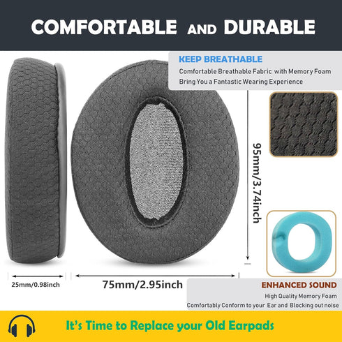 Earpads Replacement Cushions for Sennheiser HD4.50/HD4.50BT/HD 4.50BTNC/HD4.50SE/HD4.40BT/HD4.30G/HD4.20S/HD458BT