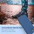 SURPHY Compatible with iPhone 13 Case with Screen Protector, Liquid Silicone Phone Case 6.1 inch, Blue Jay