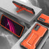 ExoGuard Case for T-Mobile REVVL V Plus 5G, Rubber Shockproof Full-Body Cover with Built-in Screen Protector - Orange