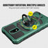 Ailiber Case for Cricket Debut, AT&T Calypso 2 with Screen Protector and Ring Kickstand (Green)