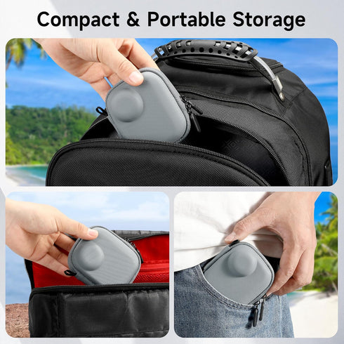 Insta360 STARTRC VCR Carrying Case for GO Ultra Hard Shell Lens PU Cover Protection Storage Bag Travel Portable Cases