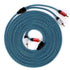 RCA Cable 5ft, 2RCA Male to 2RCA Male Stereo Audio Cable, Nylon-Braided Auxiliary Cord for Home Theater and Speakers