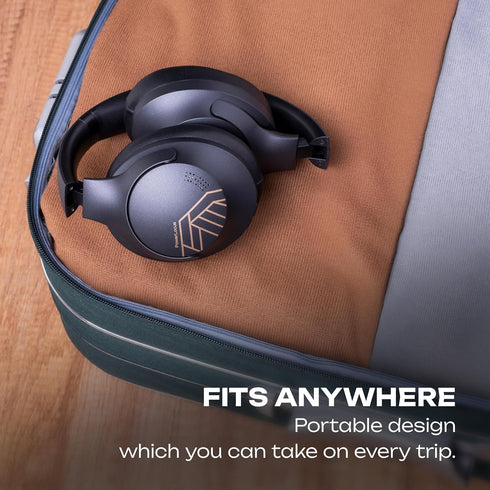 PowerLocus Bluetooth Headphones Over Ear, 50H Playtime, Wireless Headset with Microphone and HiFi Stereo Deep Bass