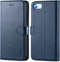 TUCCH Wallet Case for iPhone SE 2022/SE2, iPhone 8/7, PU Leather Credit Card Holder, Dark Blue