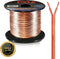 PYLE Speaker Zip Wire, 2 Tone Color Multi-Purpose 16 Gauge Audio Wire, 100 ft. Spool for Home Entertainment