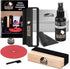 Vinyl Record Cleaning Kit, Includes Soft Velvet & Carbon Fiber Brush, Cleaning Solution, and Microfiber Cloth