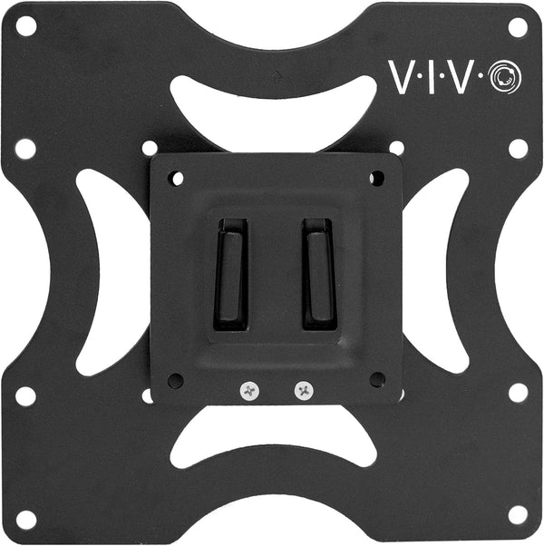 VIVO Basic TV Wall Mount Bracket for 23 to 37 inch Screens, Max 200x200mm VESA with Removable Mounting Plate, Black,