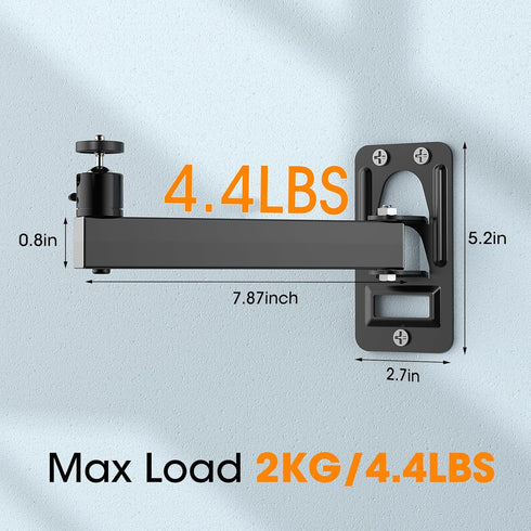 Mini Ceiling Wall Projector Mount Stand - Adjustable Tilt & Swivel Hanger for Mini Projector