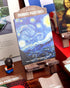 Creative Masterpiece Painting Board Phone Stand for Stylish Desktop Display – Acrylic Decorations Set (Water Lilies -