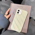 Cute Curly Wave Case for iPhone 12, 6.1 inches, Water Ripple Pattern, Slim Shockproof Silicone Cover for Boys Girls